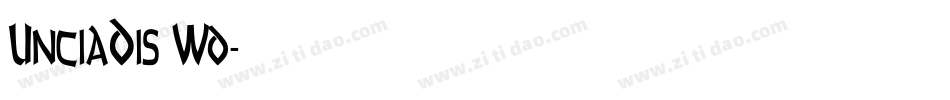 UnciaDis Wd字体转换